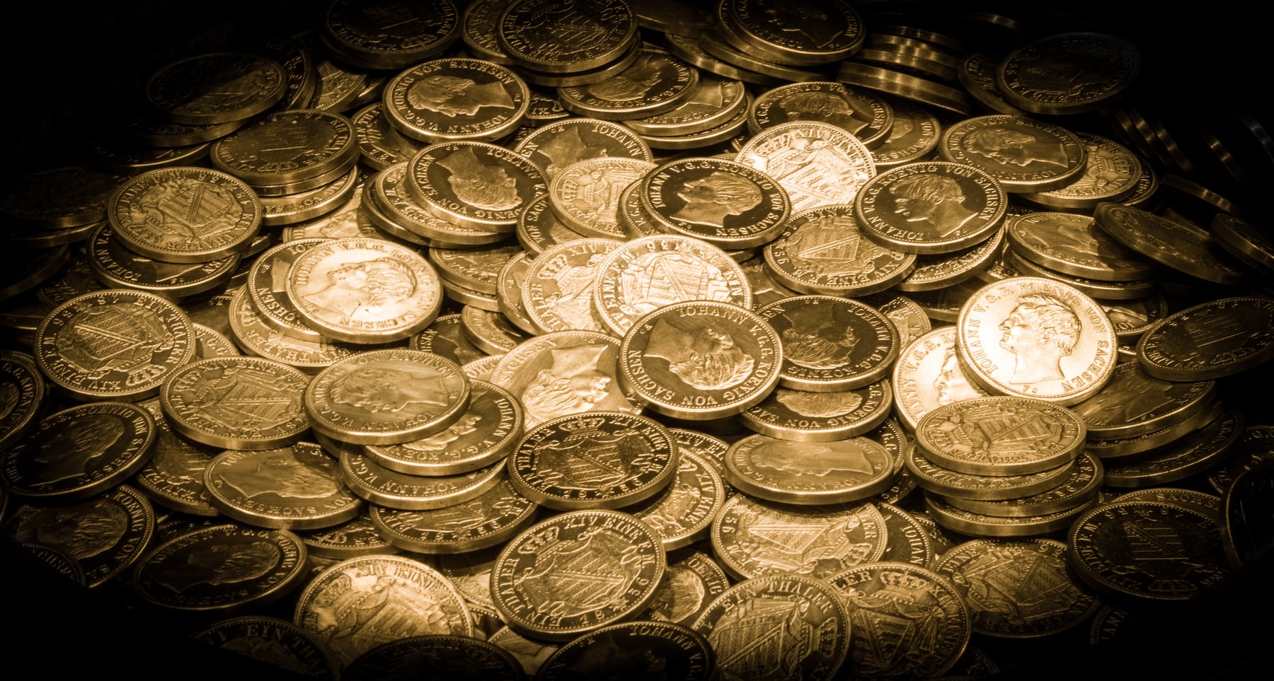 Antique Gold Money Treasure